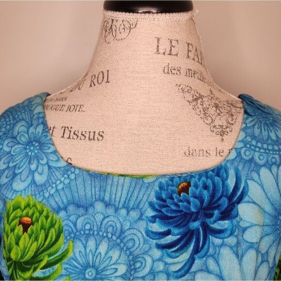 Ui-Maikai 60s Floral Maxi Dress - Picture 5 of 13